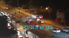   فيديو: اعتقال شخص بعد مطاردته في مفرق هكيرخ بالرملة